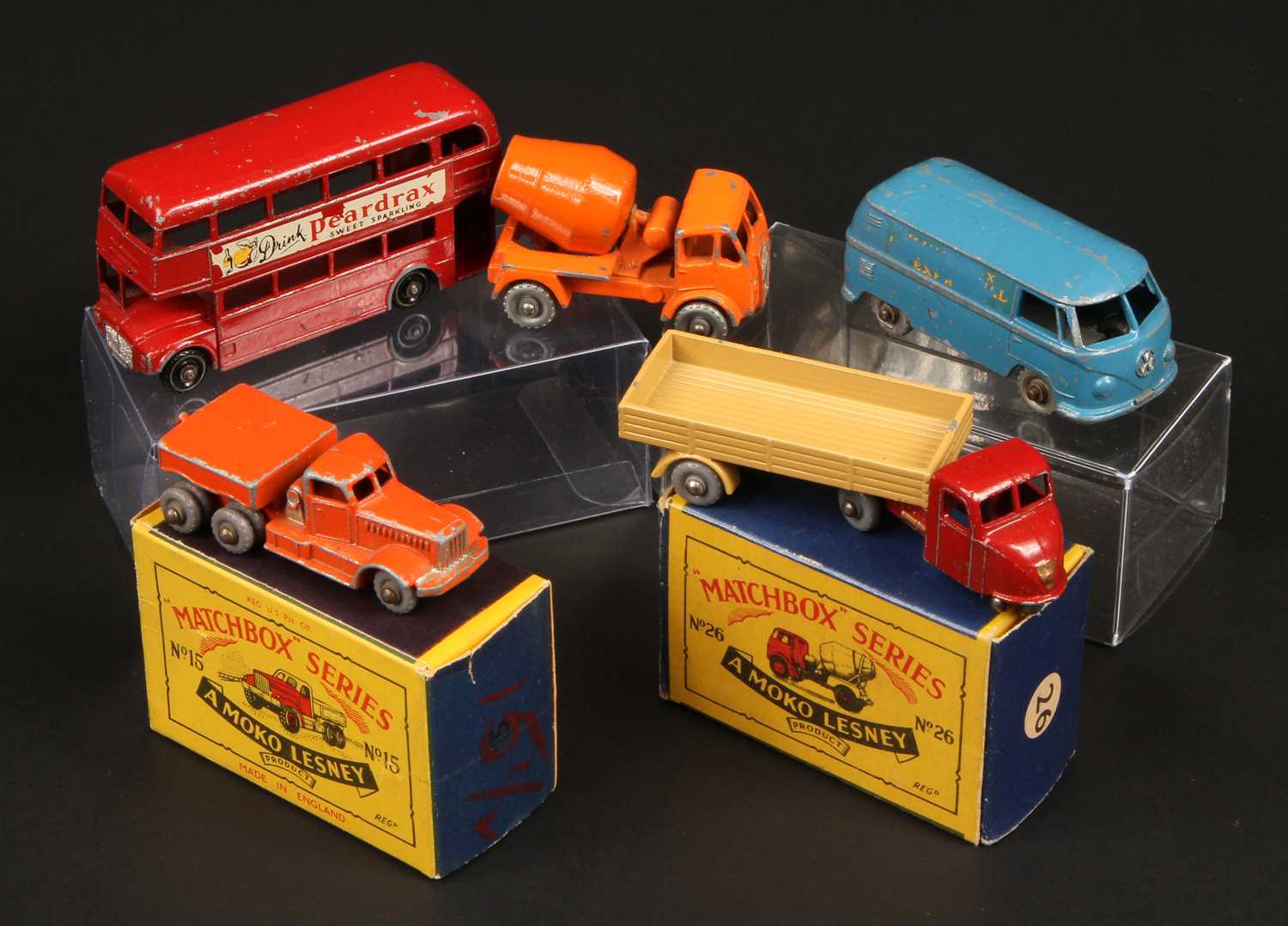 Lot 50 - Matchbox Regular Wheels Group of 5 x Harder to Find Model Variations
