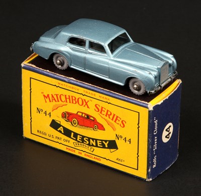 Lot 160 - Matchbox Regular Wheels 44a Rolls Royce Silver Cloud Stannard Code 8 WITH TYPE C LESNEY BOX