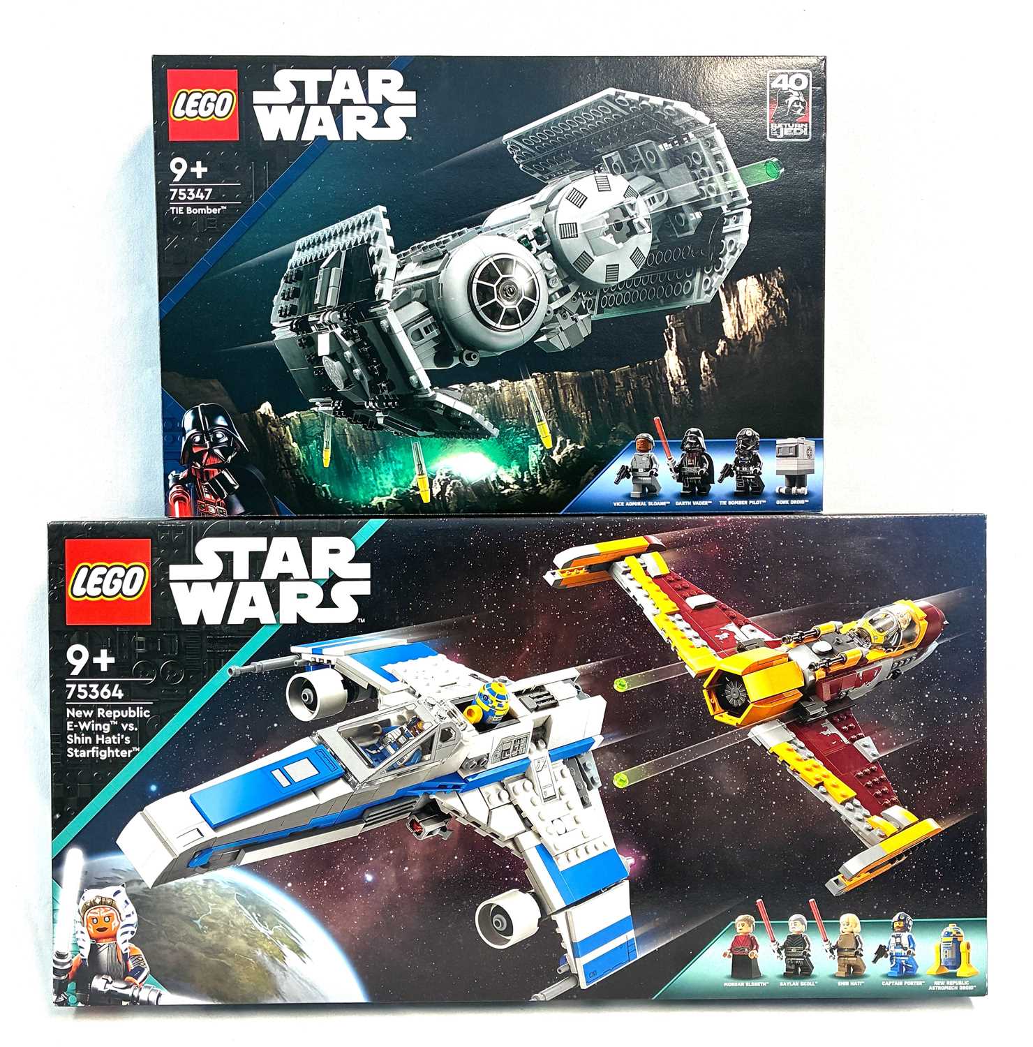 Lot 5 - Lego Star Wars sets x 2 number 75364 New Republic E-Wing vs Shin Hati's Starfighter & 75347 TIE Bomber MISP