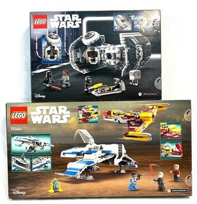 Lot 5 - Lego Star Wars sets x 2 number 75364 New Republic E-Wing vs Shin Hati's Starfighter & 75347 TIE Bomber MISP