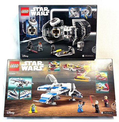 Lot 7 - Lego Star Wars sets x 2 number 75364 New Republic E-Wing vs Shin Hati's Starfighter & 75347 TIE Bomber MISP