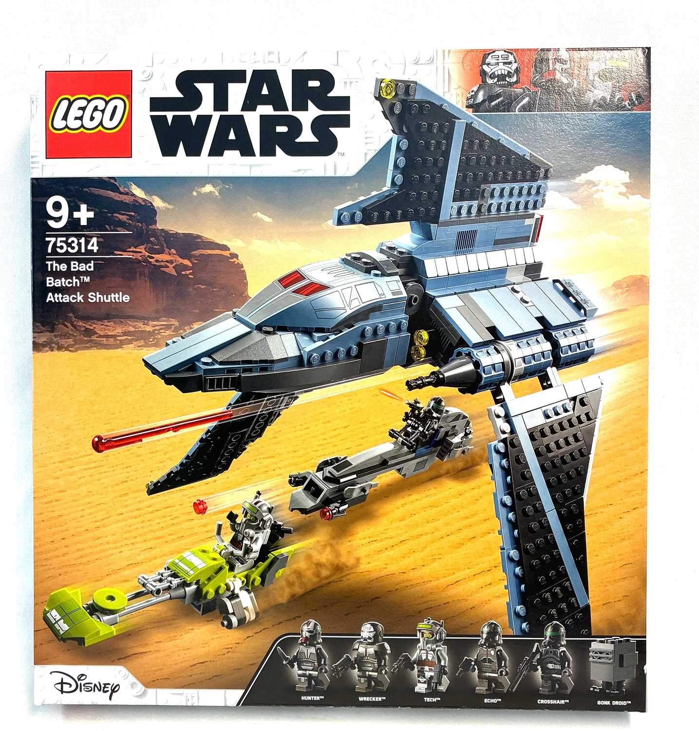 Lot 10 - Lego Star Wars set number 75314 The Bad Batch Attack Shuttle MISP