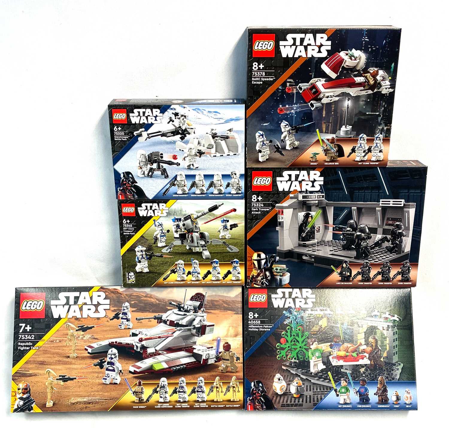 Lot 28 - Lego Star Wars sets x 6 MISP SEE PICTURES