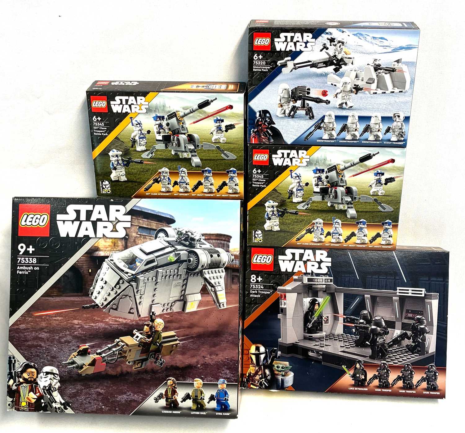 Lot 31 - Lego Star Wars sets x 5 MISP SEE PICTURES