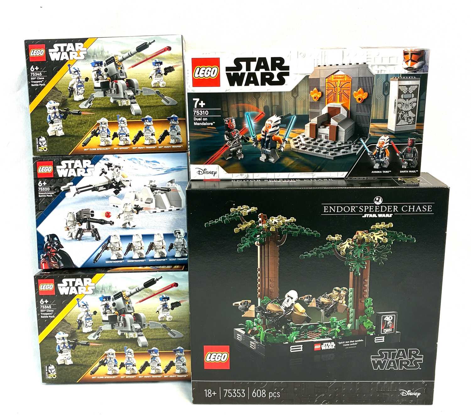 Lot 32 - Lego Star Wars sets x 5 MISP SEE PICTURES