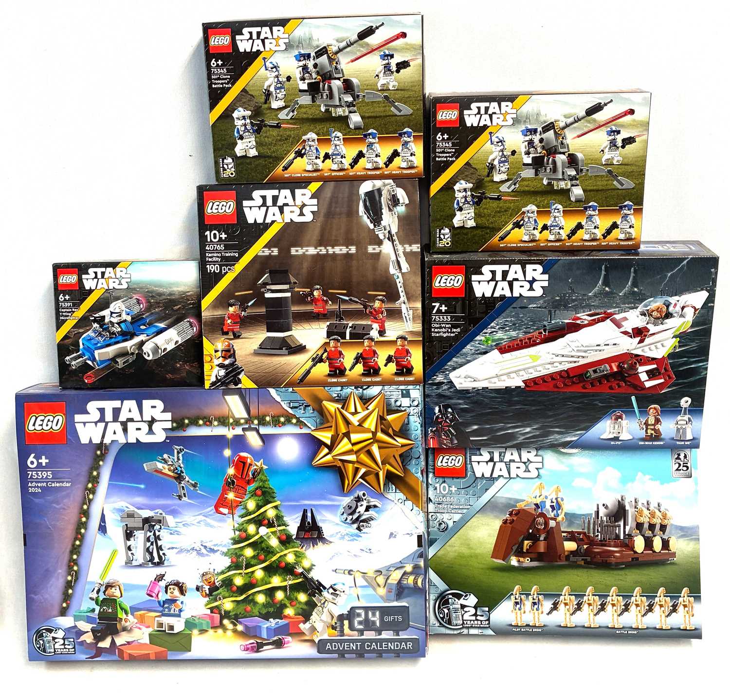 Lot 35 - Lego Star Wars sets x 7 MISP SEE PICTURES