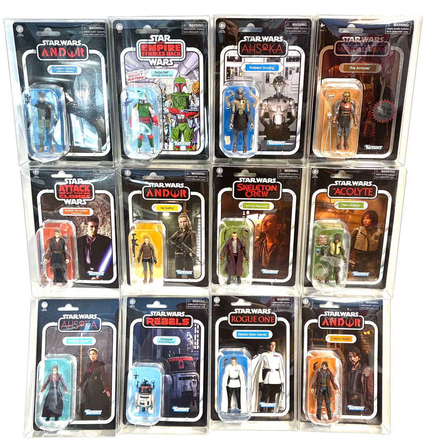 Lot 44 - Hasbro Star Wars Vintage Collection 3 3/4" figures x 12 MISP