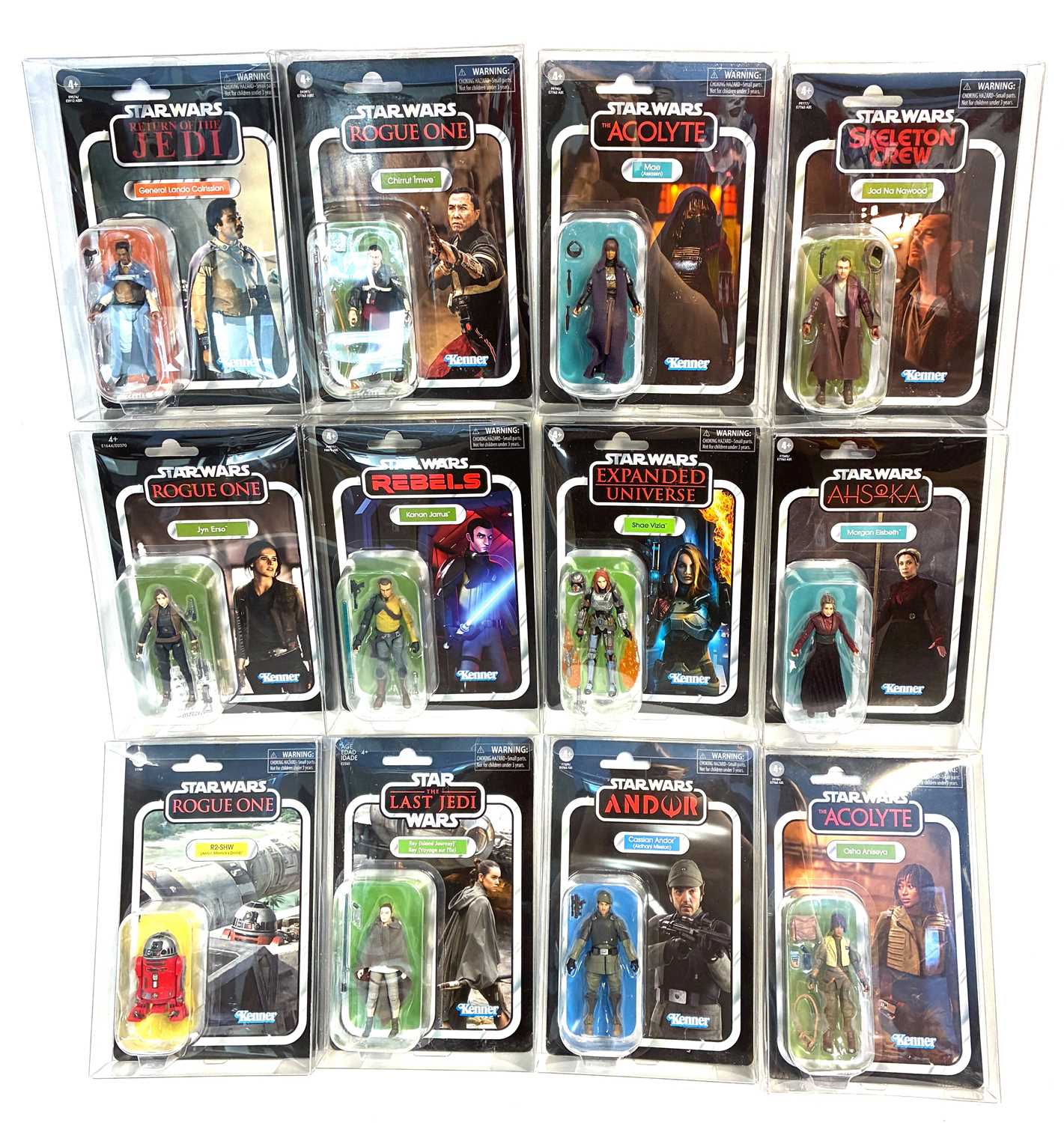 Lot 46 - Hasbro Star Wars Vintage Collection 3 3/4" figures x 12 MISP
