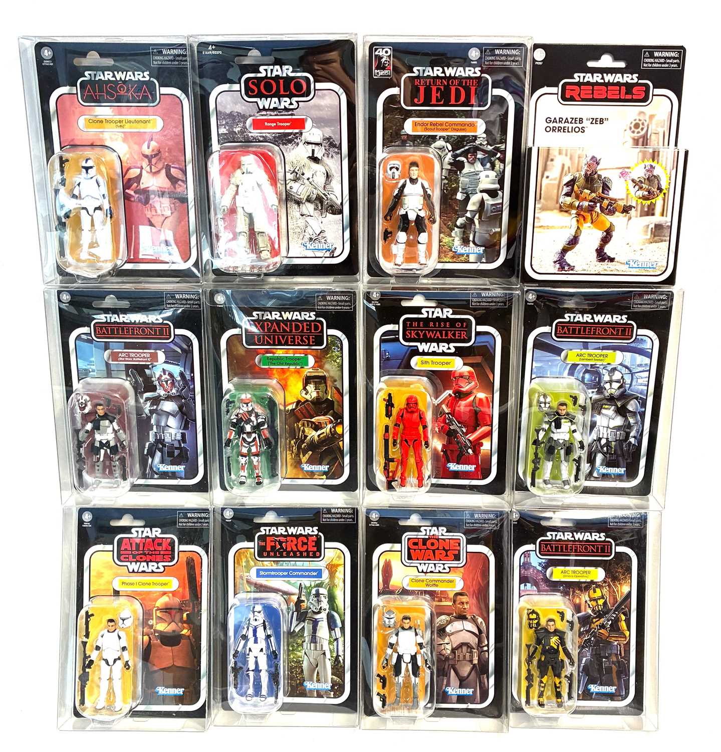 Lot 50 - Hasbro Star Wars Vintage Collection 3 3/4" figures x 12 MISP
