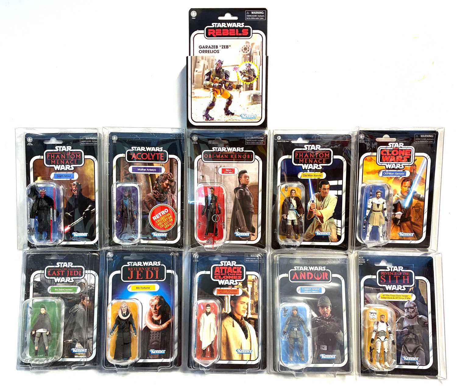 Lot 52 - Hasbro Star Wars Vintage Collection 3 3/4" figures x 11 MISP
