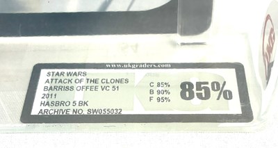 Lot 54 - Hasbro Star Wars Vintage Collection Barriss Offee 3 3/4" figure UKG Graded 85% MOC