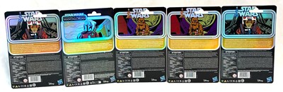 Lot 63 - Hasbro Star Wars Retro Collection Prototype 3 3/4" figures x 5 MISP