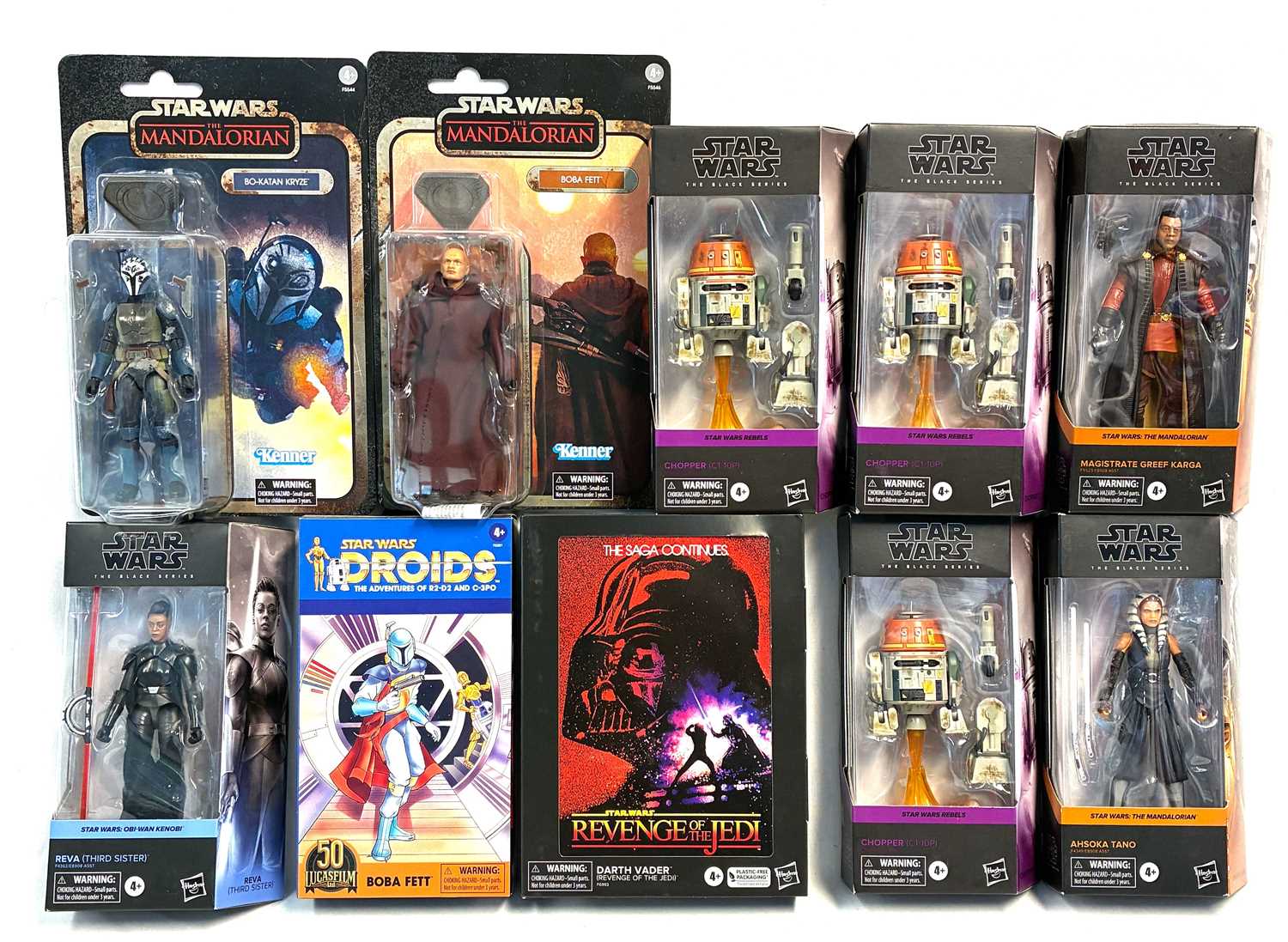 Lot 69 - Hasbro Star Wars Black Series & Credit Collection 6" figures x 10 MISP