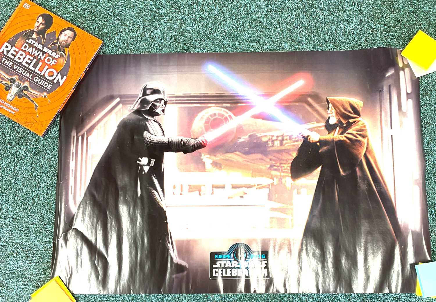 Lot 73 - Selection of Star Wars Official Posters & Dawn of Rebellion The Visual Guide Hardback Book