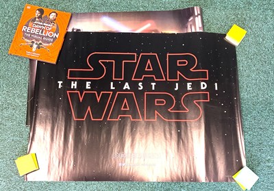 Lot 73 - Selection of Star Wars Official Posters & Dawn of Rebellion The Visual Guide Hardback Book