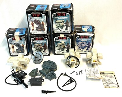Lot 143 - Selection of Star Wars vintage Mini Rigs & Boxes
