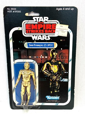 Lot 154 - Kenner Star Wars vintage The Empire Strikes Back C-3PO 3 3/4" figure MOC 41 back