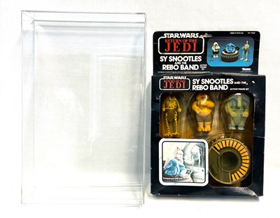Lot 184 - Kenner Star Wars vintage Return of the Jedi Sy Snootles & Rebo Band MISB