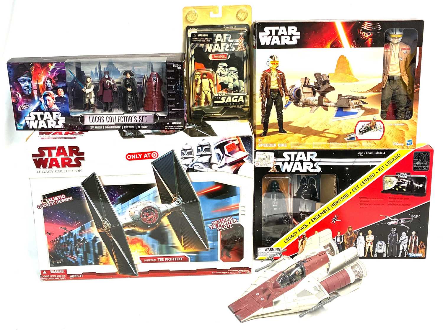 Lot 81 - Selection of Hasbro Star Wars figure collectables MIP