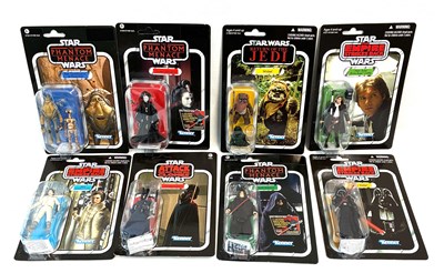Lot 100 - Hasbro Star Wars Vintage Collection 3 3/4" figures x 8 (early release) MISP