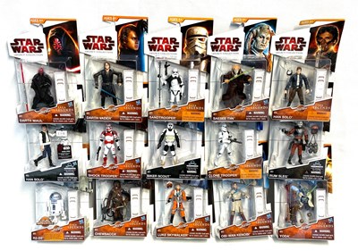Lot 105 - Hasbro Star Wars The Legacy Collection 3 3/4" figures x 15 MISP