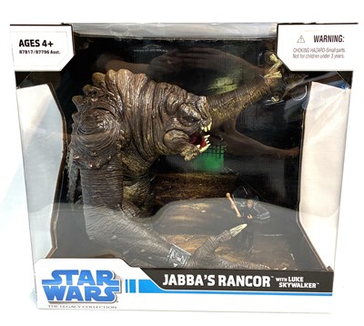 Lot 111 - Hasbro Star Wars The Legacy Collection Jabba's Rancor with Luke Skywalker MISP