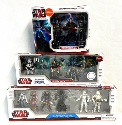 Lot 112 - Hasbro Star Wars The Legacy Collection 3 3/4" figure multi-packs x 3 MISP