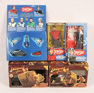 Lot 1 - Indiana Jones & Captain Scarlett Vehicles & Figures Mixed Group.