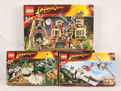 Lot 2 - Lego - Indiana Jones Group of 3x Construction Sets.