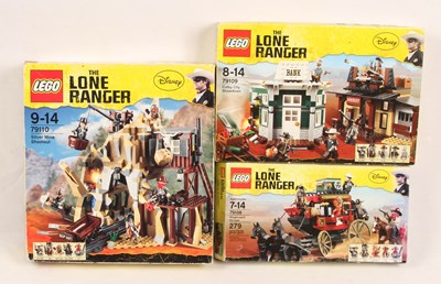 Lot 7 - Lego - The Lone Ranger - Group of 3x Construction Sets.