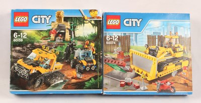 Lot 8 - Lego City Pair of Construction Sets 60074 & 60159.