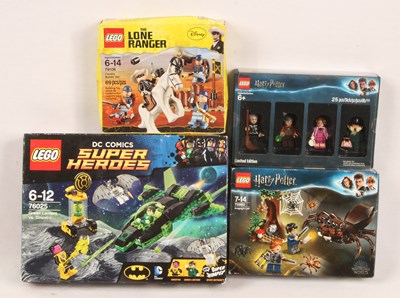Lot 11 - Lego - Group of 4x TV / Film Related Construction Sets.