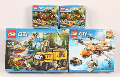 Lot 12 - Lego City - Group of 4x Construction Sets - Factory Sealed.