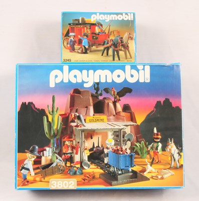 Lot 17 - Playmobil - Pair Cowboy / Western Sets.