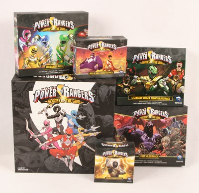 Lot 25 - Renegade - Saban's Power Rangers Board Game & 5x Figure Packs.