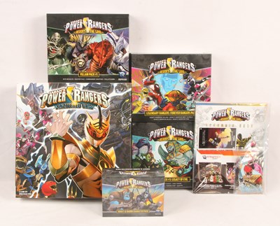 Lot 27 - Renegade - Saban's Power Rangers Board Game, Scenario Book & 4x Figure Packs.