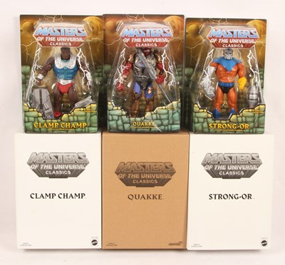 Lot 28 - Mattel & Super 7 - 3x Masters Of The Universe Classics Figures MISP.