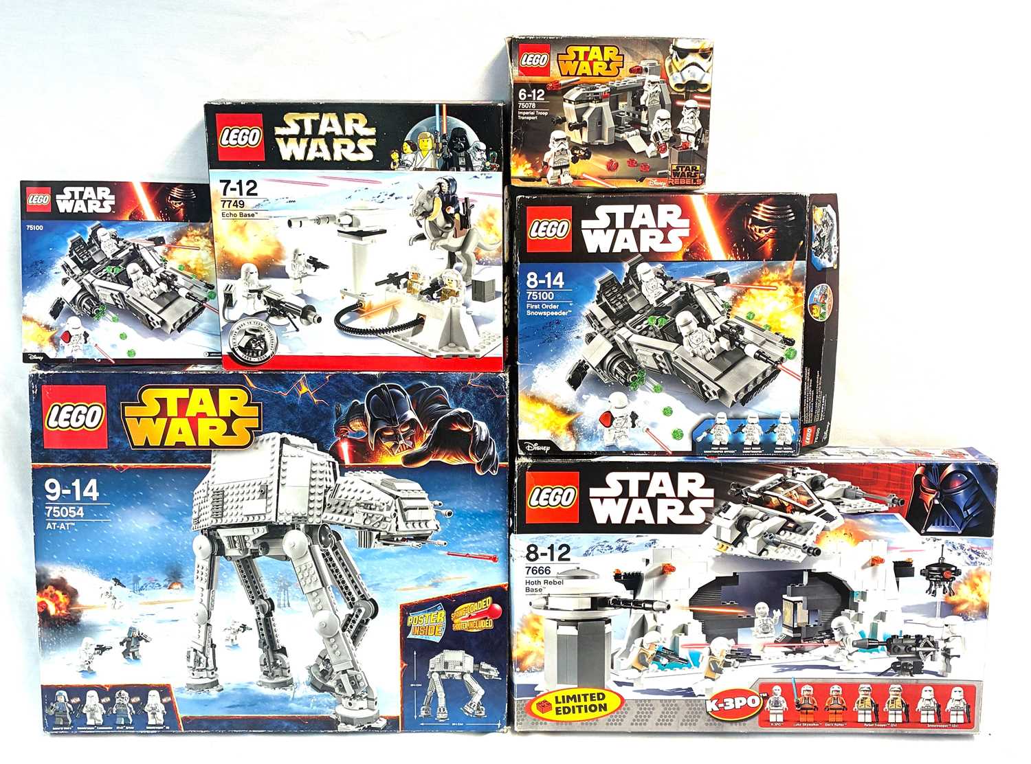 Lot 93 - Lego Star Wars sets x 5 MIB