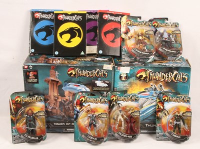 Lot 50 - Ban Dai Modern ThunderCats Selection of Figures, Accessories & DVD's.