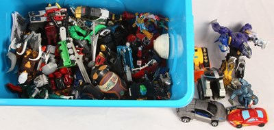 Lot 54 - Ban Dai Selection of Loose Power Rangers & Zords Figures & Vehicles.
