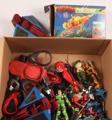 Lot 58 - Mattel Centurions & Visionaries Selection of Loose Figures & Vehicles.