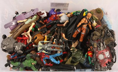 Lot 62 - Super Heroes Large Selection of Loose Figures & Accessories.