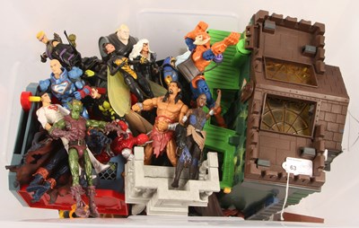 Lot 63 - Super Heroes Large Selection of Loose Figures & Accessories.