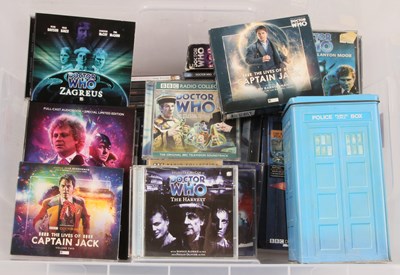 Lot 74 - Doctor Who Large Selection of CD's, DVD's, Videos & Audio Tapes.