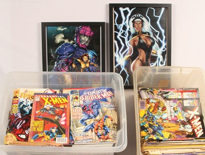 Lot 91 - Superheroes Comics Large Mixed Group.