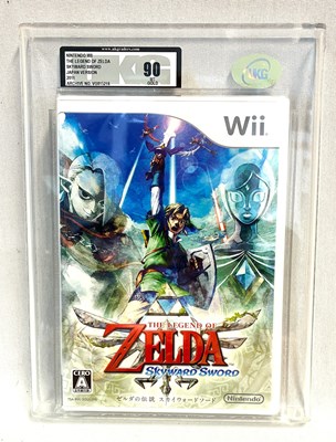 Lot 187 - Nintendo Wii The Legend of Zelda Skyward Sword UKG Graded 90 GOLD
