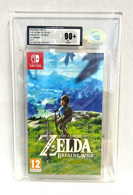 Lot 188 - Nintendo Switch The Legend of Zelda Breath of the Wind UKG Graded 90 GOLD