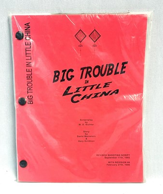 Lot 191 - Big Trouble in Little China Revised Shooting Script