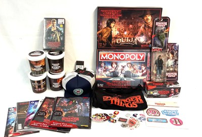 Lot 193 - Large selection of Stranger Things Collectables