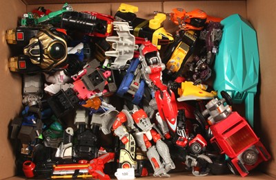 Lot 100 - Mixed Selection of Power Rangers / Zords / Accessories & Vehicles.